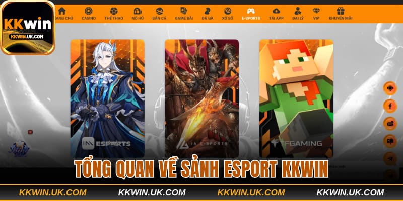 Tổng quan về sảnh esport KKWIN